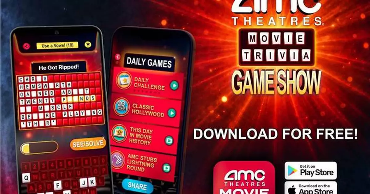 AMC戲院與Hoyt Games推出流動應用程式 考驗影迷電影知識