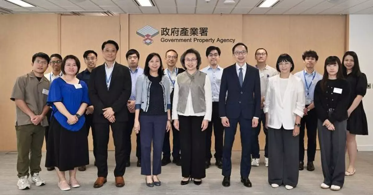 楊何蓓茵訪政府產業署　聽取皇崗口岸物業管理團隊各項準備工作