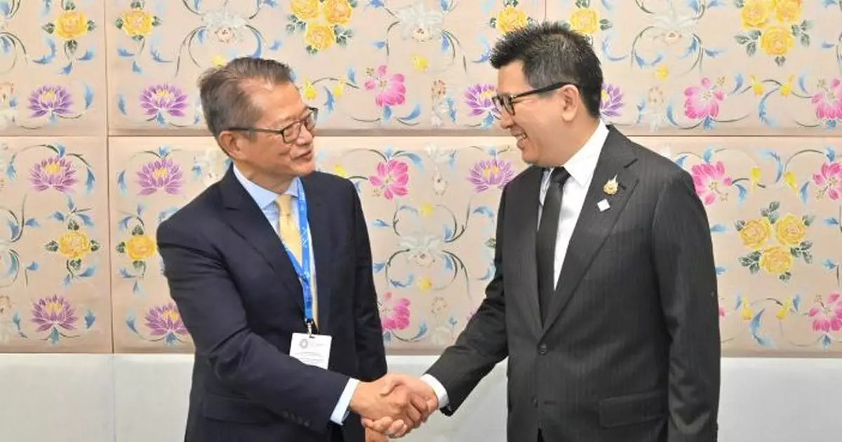 陳茂波續訪問曼谷　晤泰國副總理兼財政部長冀深化合作