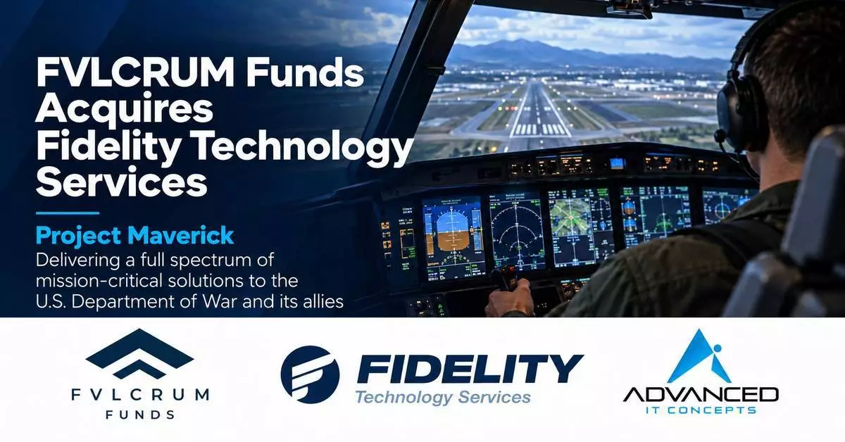 FVLCRUM基金收購Fidelity科技服務公司，擴展其Maverick項目組合，與Advanced IT Concepts共同為美國戰爭部及其盟友提供全面的關鍵任務資訊科技、模擬及訓練解決方案。 AP圖片