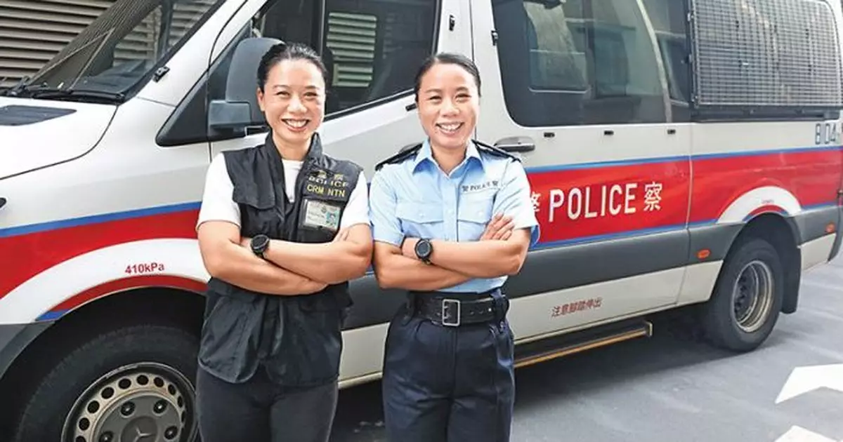《警聲》專訪孖生姊妹花  黃潔清黃潔瑩受《學警出更》啟發齊齊投身警隊
