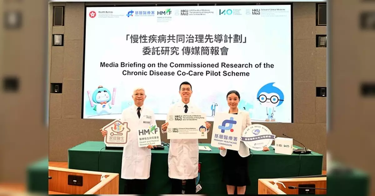 港大醫學院研究證慢病共治有效 四成篩查者揭「三高」