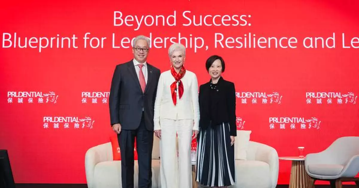 全球知名作家、超級名模及營養學博士 梅伊馬斯克（Maye Musk） 於保誠領袖論壇分享領導力、韌性與傳承之道