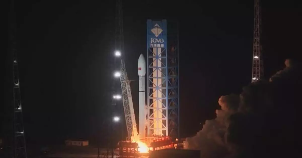 中國長征十二號火箭成功發射互聯網低軌27組衛星