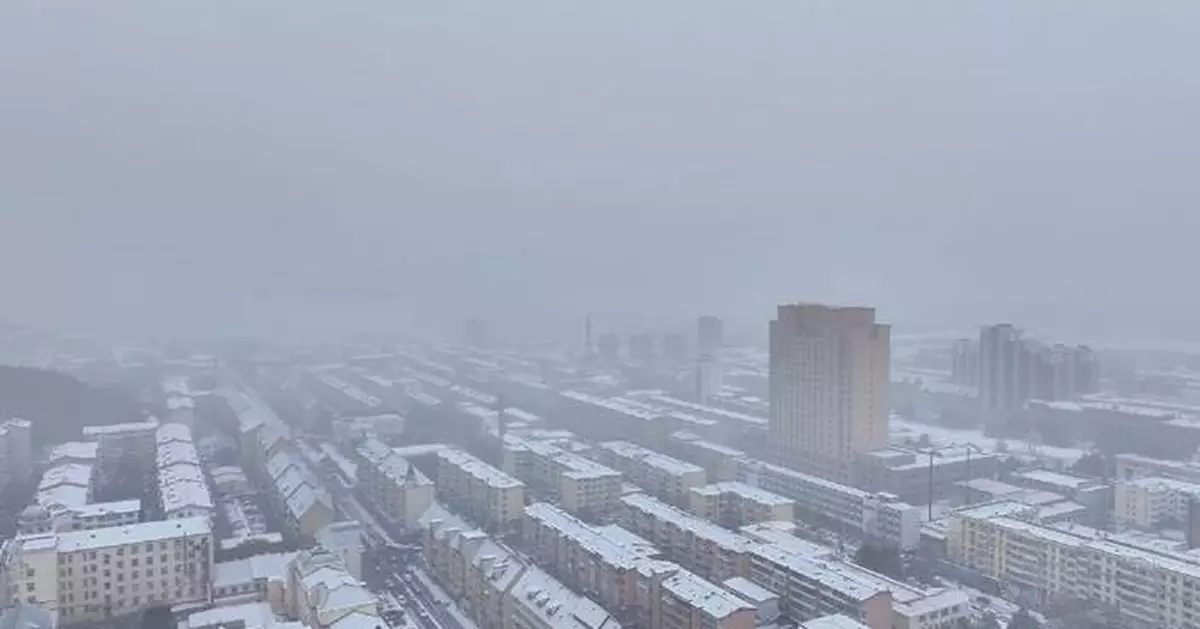 黑龍江省普降雨雪 部分地區現暴雪