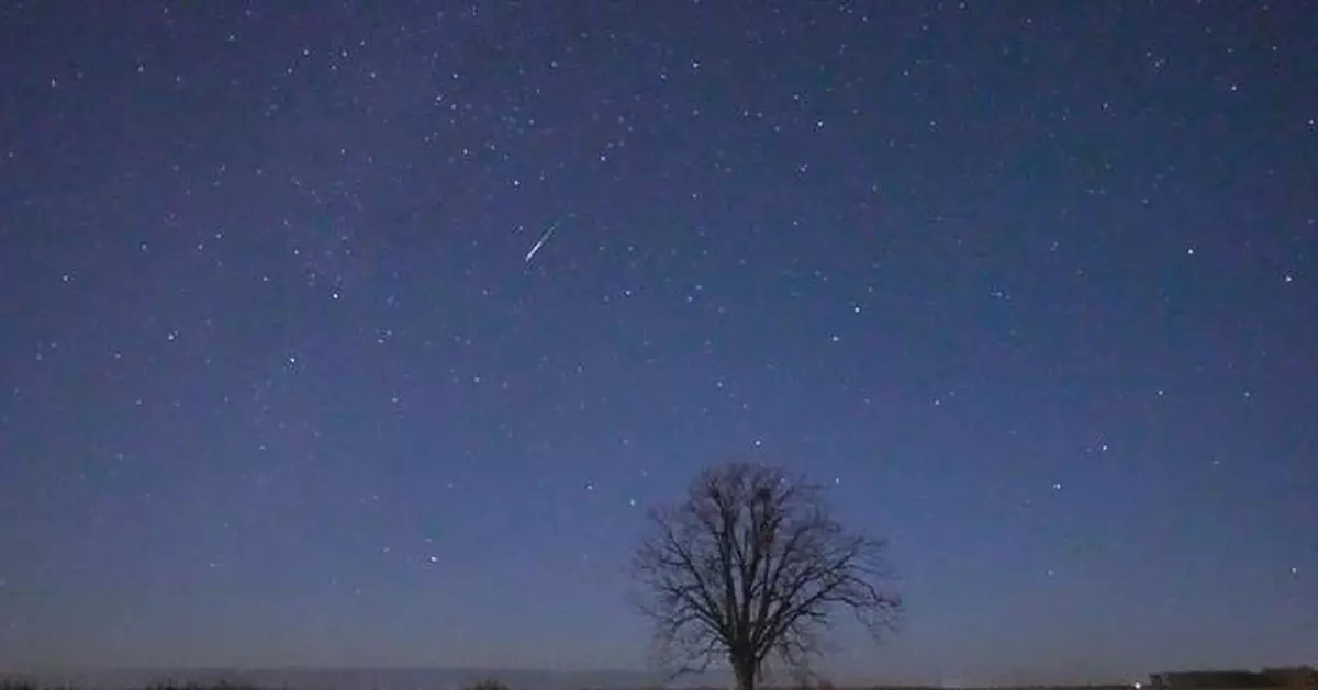 黑龍江現獵戶座流星雨   閃耀夜空