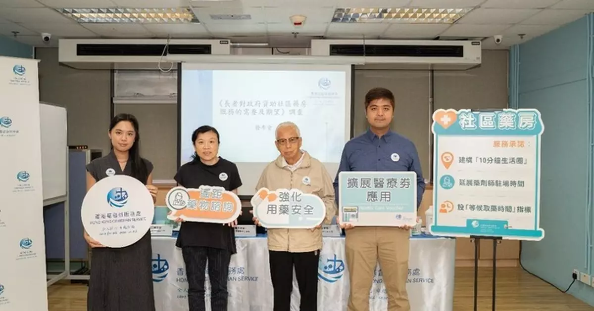 調查：近六成受訪長者曾忘記或漏服藥物 香港基督教服務處倡完善社區藥房配套
