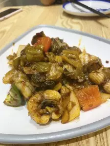酸菜炒鯛魚
