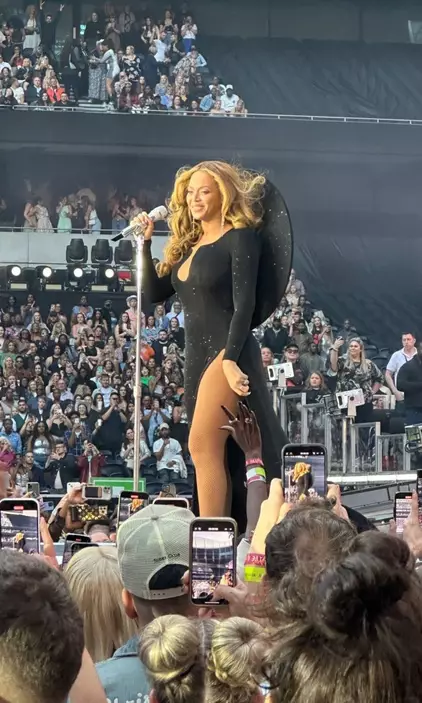 Beyoncé在6月3日及4日也於倫敦舉行個人演唱會（網上圖片）