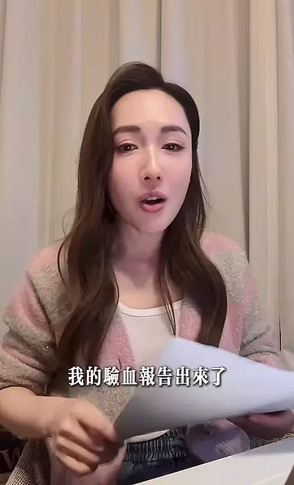 李施嬅在IG公開素食挑戰驗血報告。