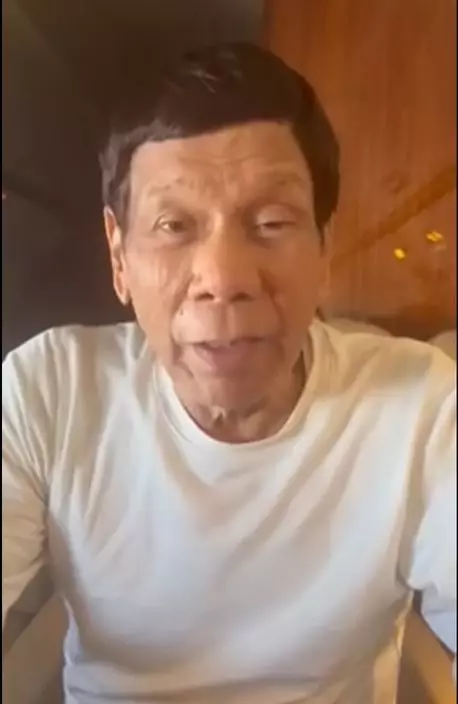 杜特爾特透過社交平台發布短片。(X影片截圖)