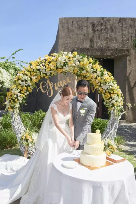 陳凱琳與鄭嘉穎2018年完成婚禮。 ​