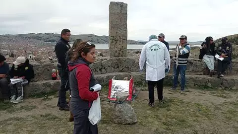 秘魯發現木乃伊現場。 網上圖片