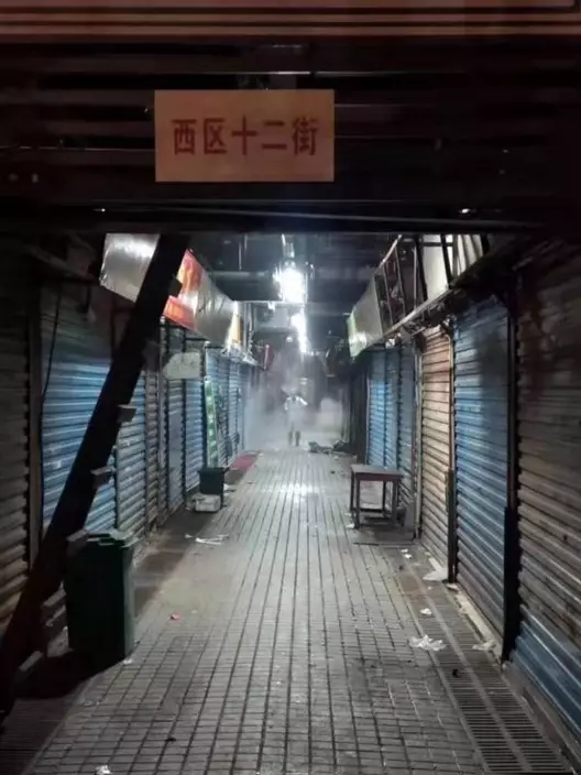 華南海鮮市場衞生環境欠佳。(網上圖片)