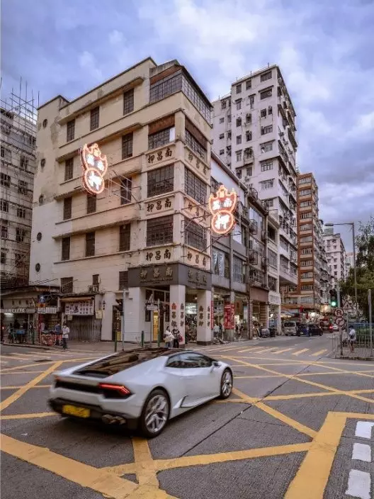 南昌押屬本港少數現存戰前轉角唐樓。(shiubong IG)