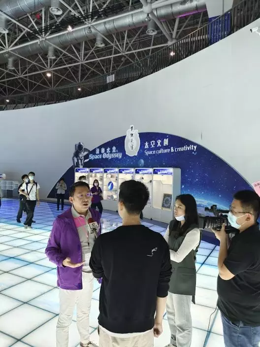 團長張家豪接受內地傳媒訪問是次交流團的主要目的。