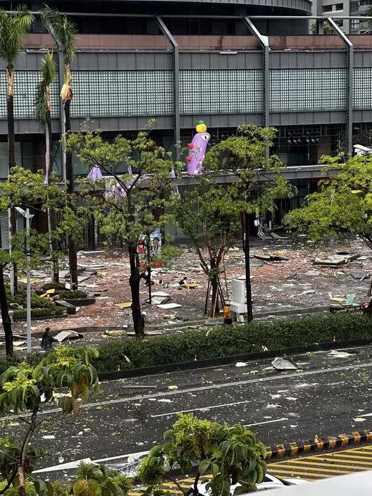 台中新光三越氣爆。網上圖片