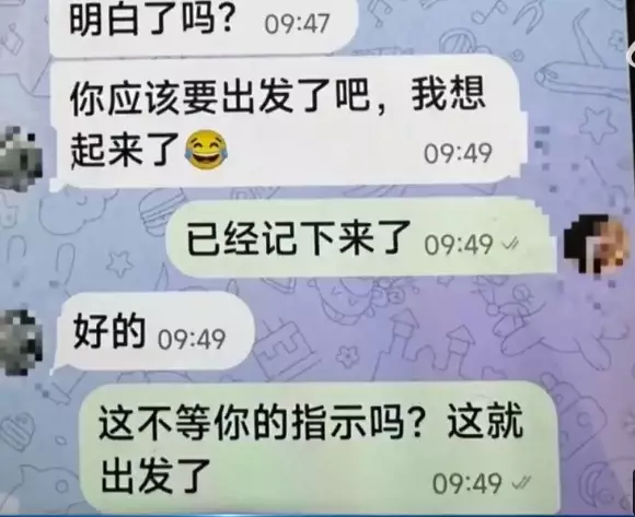 劉女士與行騙者的對話截圖。網上圖片