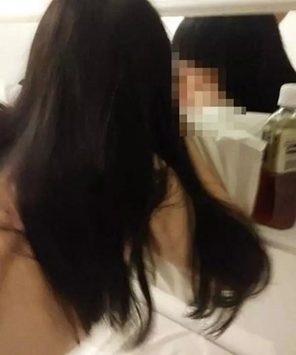 女事主的不雅片段在網上瘋傳。網上截圖