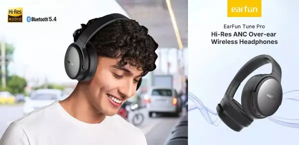 EarFun Debuts All-New Tune Pro Delivers Outstanding Performance with 120 Hour Playback, Hi-Res Audio, and AI Noise Cancelling