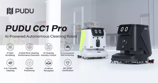 Pudu Robotics Launches its Latest AI-Powered Autonomous Cleaning Robot – PUDU CC1 Pro