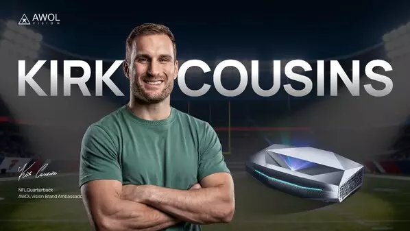 AWOL Vision Announces NFL Quarterback Kirk Cousins as Brand Ambassador Following CES 2026 Debut