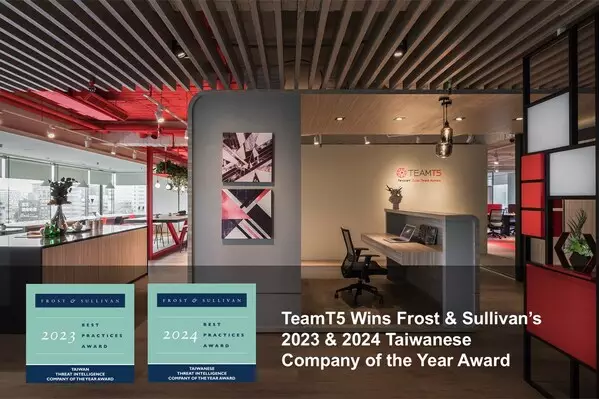 TeamT5 Receives International Recognition as Taiwan's Best Threat Intelligence Company by Frost &amp; Sullivan