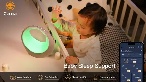 Gianna Lullume Baby Soother Device Officially Launches on Kickstarter