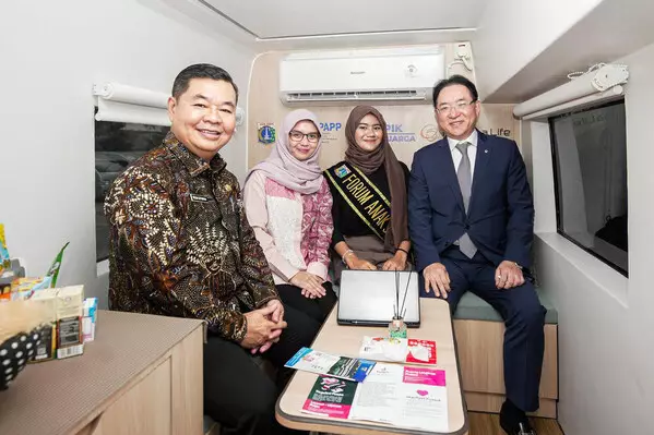 Hanwha Life Launches 'Mobile Family Center' in Indonesia to Strengthen Community-Centered Mental Health Support for Women and Children