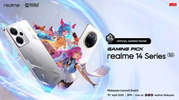 realme 14 Series 5G Debuts World's First Snapdragon 6 Gen 4, Arriving on 15 April
