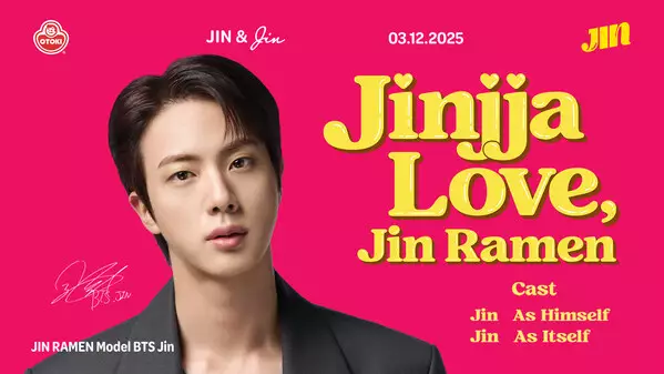 OTOKI Unveils 'Jin Ramen Campaign' Video Featuring BTS' Jin, Launching Global Campaign