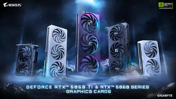 GIGABYTE Debuts GeForce RTX™ 5060 Ti & 5060 with Advanced Cooling System for Ultimate Gaming and AI