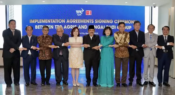 TTC AgriS and Sungai Budi advance Vietnam-Indonesia strategic cooperation, promoting a high-tech circular agriculture model