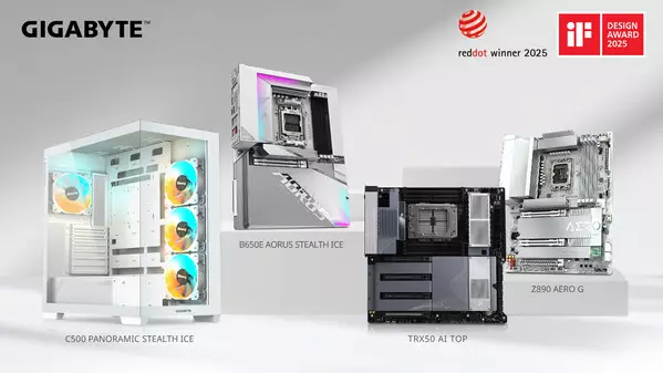 GIGABYTE Continues Red Dot &amp; iF Winning Streak with Cutting-Edge Design Across Product Lines