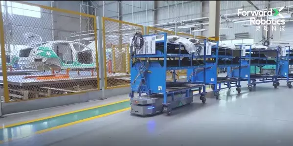 ForwardX Deploys 435 AMRs at Chery Automobile's Dalian Factory
