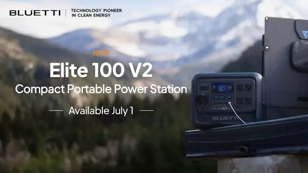 BLUETTI Takes Portable Power Further with Elite 100 V2, Following AC180's Reliable Footsteps