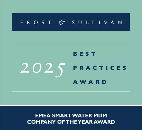 Siemens Receives Frost & Sullivan’s 2025 Europe, Middle East, and Africa Company of the Year Award for Excellence in Smart Water Meter Data Management