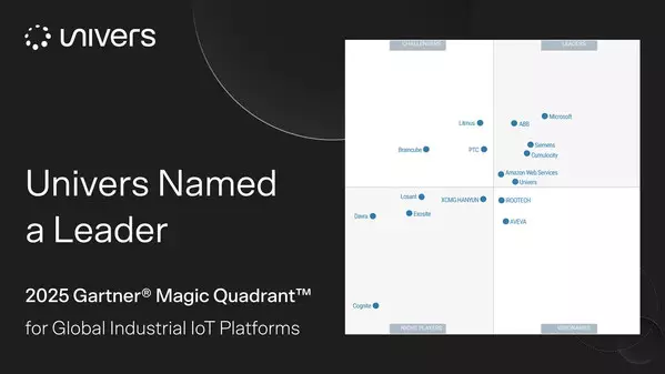 Univers Named a Leader in 2025 Gartner® Magic Quadrant™ for Global Industrial IoT Platforms