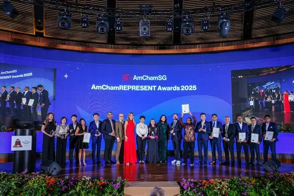 Minister Indranee Rajah Recognizes Business Excellence at AmChamSG Gala Dinner