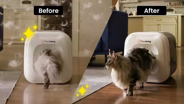 PawSwing Unveils the World's First Bionic Self-Grooming Cat House on Kickstarter
