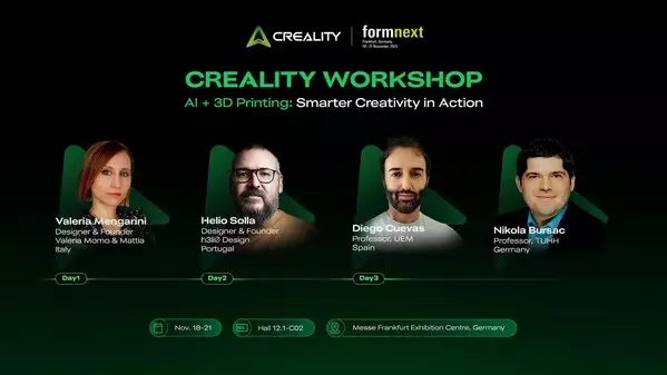 Creality Showcased New Products and AI Features at Formnext 2025, Shaping the Future of "Instant Creation"