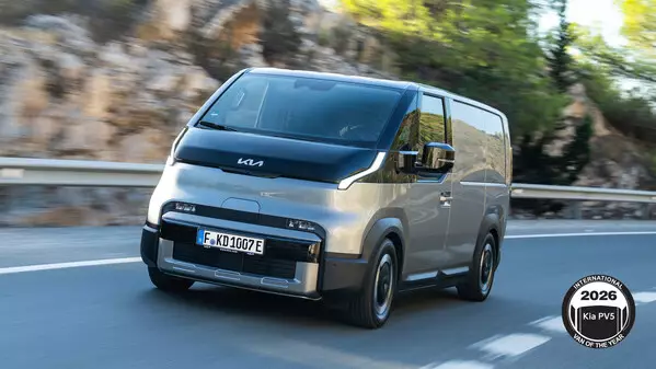 Kia's PV5 wins the '2026 International Van of the Year'