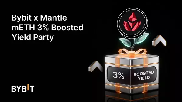 Bybit Launches mETH Boosted Yield Campaign With Fixed 3% Bonus APR on On-Chain Earn