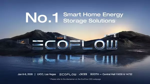 EcoFlow Leads in Smart Home Energy Tech with 2026 CES Innovation Award and in Industry Sales According to New Frost &amp; Sullivan Report