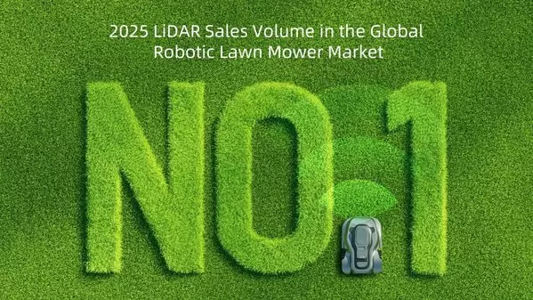 RoboSense Ranked No.1 in Global 3D LiDAR Sales Volume for Robotic Lawn Mowers