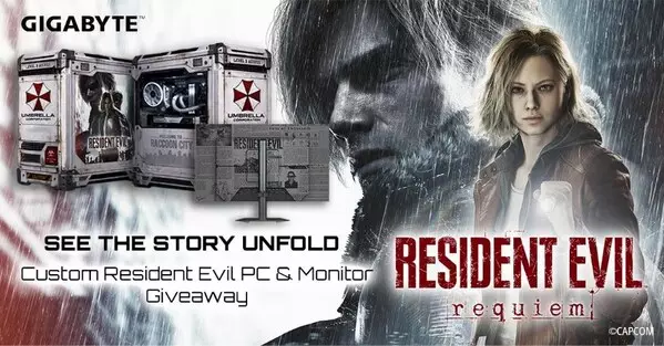 GIGABYTE Collaborates with Capcom on Resident Evil™ Requiem-Inspired Custom PC Experience