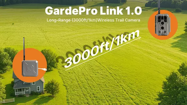 GardePro Launches World's First 3,000ft (1km) Long Range Wireless Trail Camera, Breaking WiFi Distance Limits
