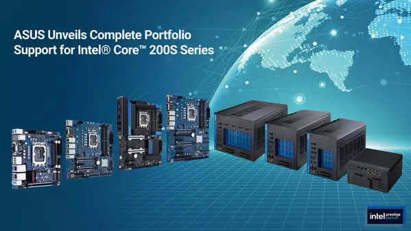 ASUS Unveils Complete Portfolio Support for Intel® Core™ 200S Series