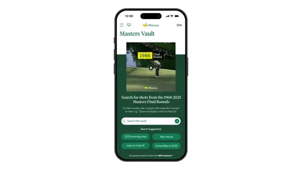 IBM Debuts New AI Enabled Digital Experiences for the 90th Masters Tournament