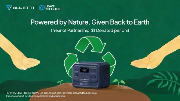 Earth Month Giveback: BLUETTI and Leave No Trace First Bio-Based Power Station Initiative